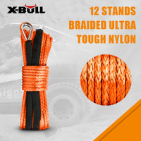 Thumbnail for X-BULL Winch Rope Dyneema Synthetic Rope 5.5mm x 13m Tow Recovery Offroad 4wd