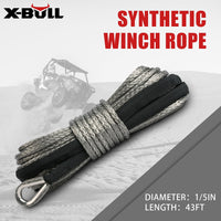 Thumbnail for X-BULL Winch Rope 5.5mm x 13m Dyneema Synthetic Rope Tow Recovery Offroad 4wd4x4