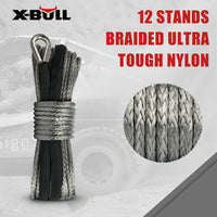 Thumbnail for X-BULL Winch Rope 5.5mm x 13m Dyneema Synthetic Rope Tow Recovery Offroad 4wd4x4