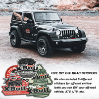 Thumbnail for X-BULL Recovery tracks 10T Sand Mud Snow 2 pairs Offroad 4WD 4x4 2pc 91cm Gen 2.0 - red