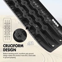 Thumbnail for X-BULL Recovery tracks Sand Trucks Offroad With 4PCS Mounting Pins 4WDGen 2.0 - Black