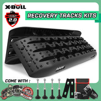 Thumbnail for X-BULL Recovery tracks Sand Trucks Offroad With 4PCS Mounting Pins 4WDGen 2.0 - Black