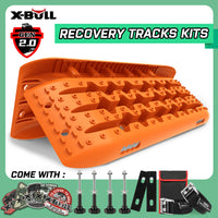 Thumbnail for X-BULL Recovery tracks Sand Trucks Offroad With 4PCS Mounting Pins 4WDGen 2.0- Orange