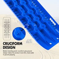 Thumbnail for X-BULL Recovery tracks Sand tracks 2 pairs Sand / Snow / Mud 10T 4WD Gen 2.0 - blue