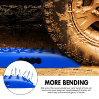 Thumbnail for X-BULL Recovery tracks Sand tracks 2 pairs Sand / Snow / Mud 10T 4WD Gen 2.0 - blue