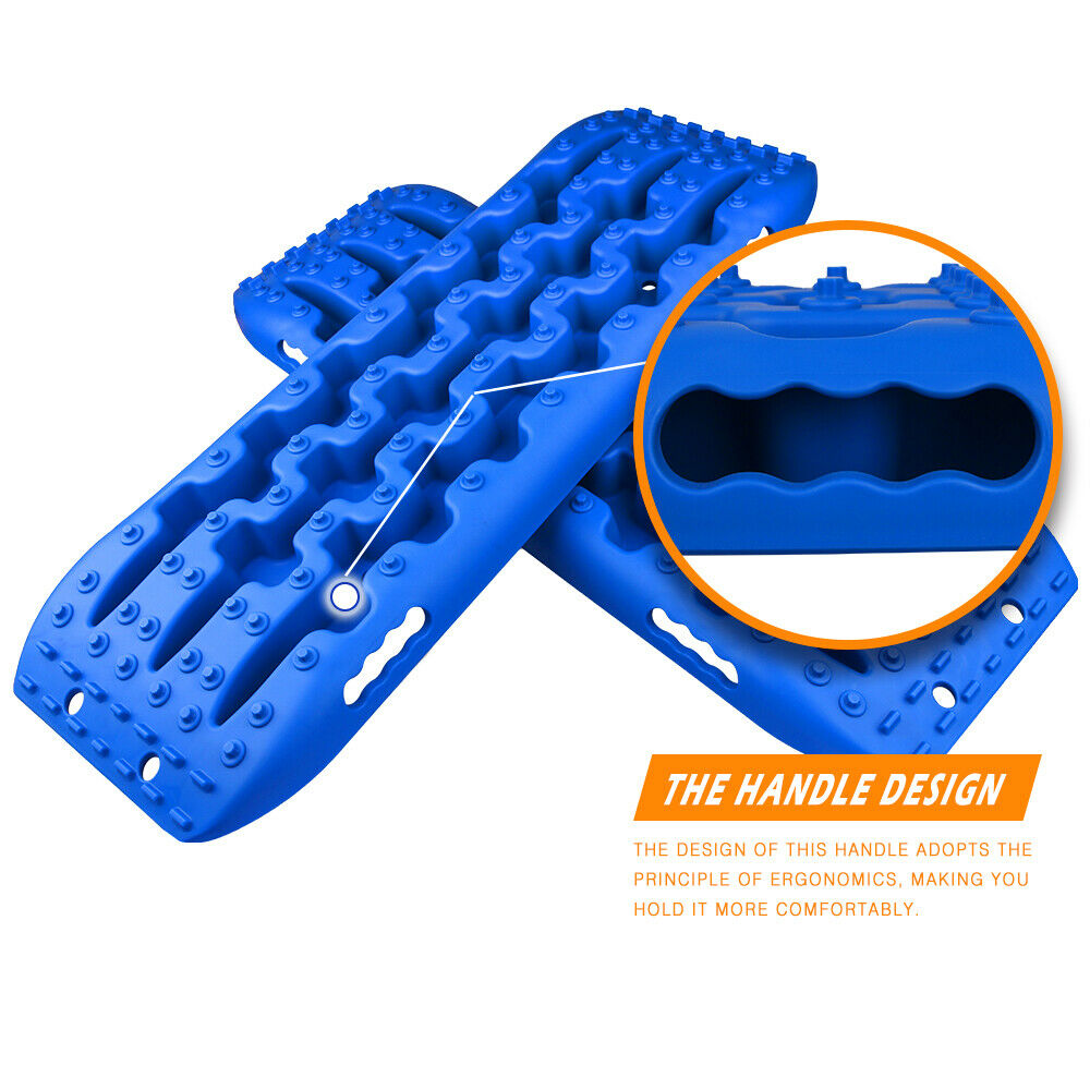 X-BULL Recovery tracks Sand tracks 2 pairs Sand / Snow / Mud 10T 4WD Gen 2.0 - blue