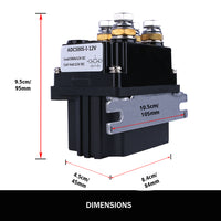 Thumbnail for X-BULL Winch Solenoid Relay 12V 500A Winch Controller Twin Wireless Remote 4T Block Pulley