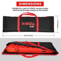 Thumbnail for X-BULL Recovery tracks Carry Bag 4x4 Extraction Tred Bag Black