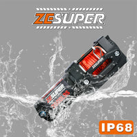 Thumbnail for ZESUPER 12V Winch 3500LBS Electric Winch ATV Winch Synthetic Rope Trailer BOAT