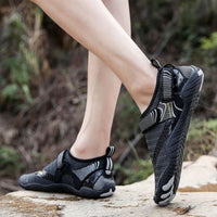 Thumbnail for Men Women Water Shoes Barefoot Quick Dry Aqua Sports Shoes - Black Size EU38 = US5
