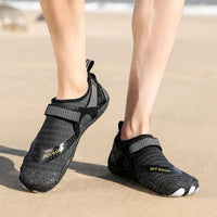 Thumbnail for Men Women Water Shoes Barefoot Quick Dry Aqua Sports Shoes - Black Size EU39 = US6