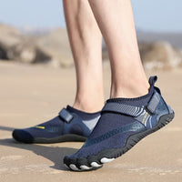 Thumbnail for Men Women Water Shoes Barefoot Quick Dry Aqua Sports Shoes - Blue Size EU41 = US7.5