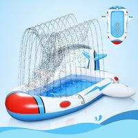 Thumbnail for Inflatable Sprinkler Pool for Kids - Spaceship