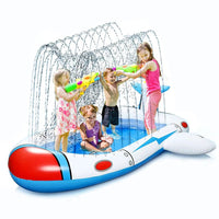 Thumbnail for Inflatable Sprinkler Pool for Kids - Spaceship