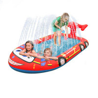 Thumbnail for Inflatable Sprinkler Pool for Kids - Fire Engine