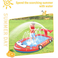 Thumbnail for Inflatable Sprinkler Pool for Kids - Fire Engine