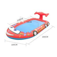 Thumbnail for Inflatable Sprinkler Pool for Kids - Fire Engine