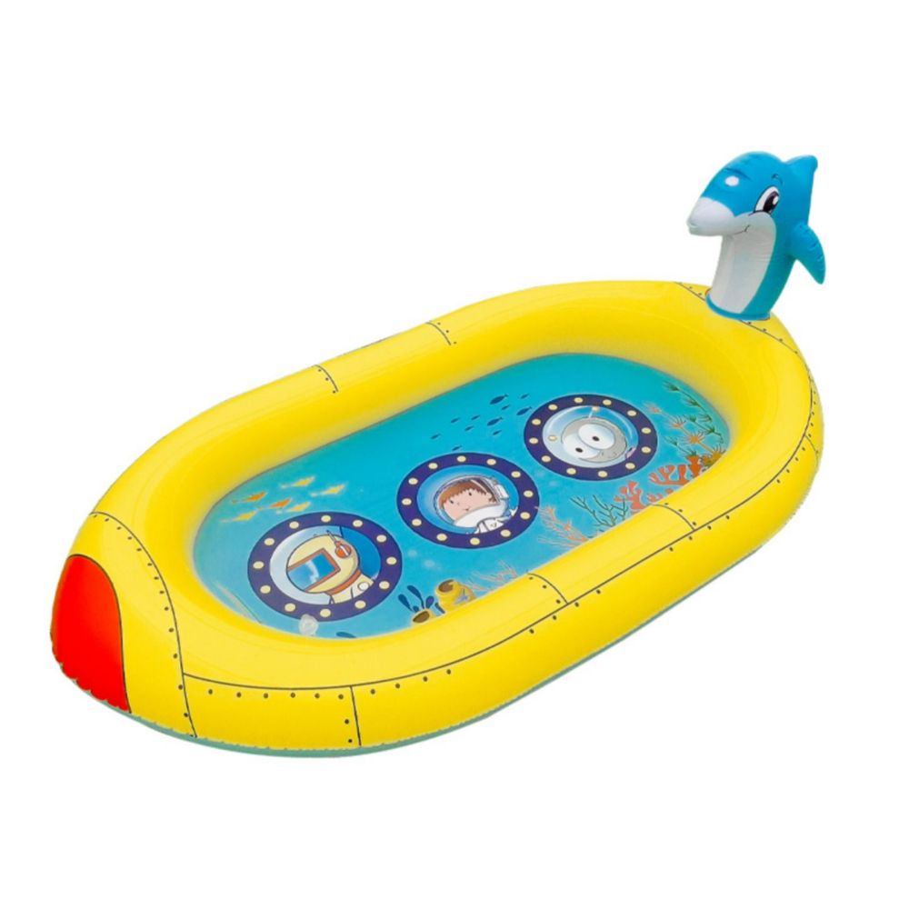 Inflatable Sprinkler Pool for Kids - Submarine