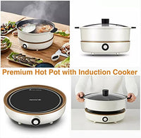 Thumbnail for Joyoung IH Induction Cooker with Hot Pot C21-CL01, 300W-2100W Adjustable Power Supply, Separated Pot and Stove