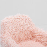 Thumbnail for Fluffy Office Chair Faux Fur Modern Swivel Desk Chair for Women And Girls-Pink