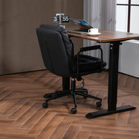 Thumbnail for Faux Leather Office Chair -Black