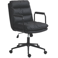 Thumbnail for Faux Leather Office Chair -Black