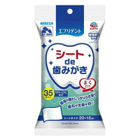 Thumbnail for [6-PACK] Earth Japan Pet Wipe Toothpaste Milk Flavor 35pcs