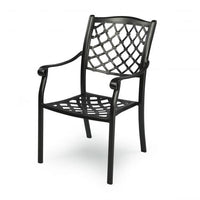 Thumbnail for Fiji Metal Outdoor Dining chair with cushions (1 pair)