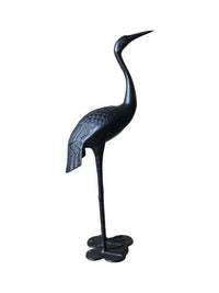 Thumbnail for 2 Piece Crane Couple Metal Statue Set