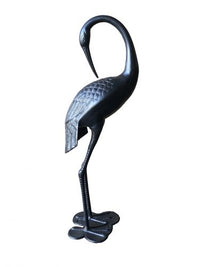 Thumbnail for 2 Piece Crane Couple Metal Statue Set