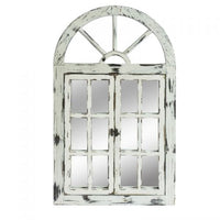 Thumbnail for Rustic White Scarlett Window Mirror