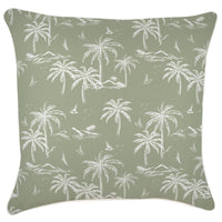 Thumbnail for Cushion Cover-With Piping-Postcards Sage-60cm x 60cm