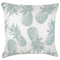 Thumbnail for Cushion Cover-With Piping-Pineapples Seafoam-60cm x 60cm