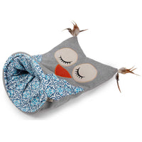 Thumbnail for Cat Sack Crinkle Toys - Grey Owl + Hide Play Bag Teaser Vintage All For Paws