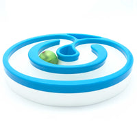 Thumbnail for Interactive Cat Track Circle with LED  Sound Light Rolling Ball - Chase Play Toy