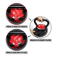 Thumbnail for Powertrain 2x Adjustable Kettlebells Weights Dumbbell 18kg