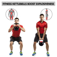 Thumbnail for Powertrain 2x Adjustable Kettlebells Weights Dumbbell 18kg