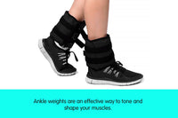 Thumbnail for Powertrain Sports Pair 2kg Ankle Weights Home Gym Equipment Wrist Fitness Yoga Training Weights