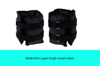 Thumbnail for Powertrain Sports Pair 2kg Ankle Weights Home Gym Equipment Wrist Fitness Yoga Training Weights