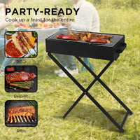 Thumbnail for Wallaroo Charcoal BBQ Grill - Adjustable Height