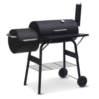 Thumbnail for Wallaroo 2-in-1 Outdoor Barbecue Grill & Offset Smoker