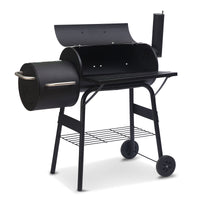 Thumbnail for Wallaroo 2-in-1 Outdoor Barbecue Grill & Offset Smoker