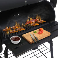 Thumbnail for Wallaroo 2-in-1 Outdoor Barbecue Grill & Offset Smoker