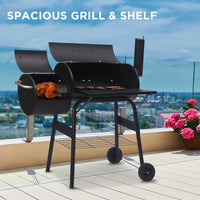 Thumbnail for Wallaroo 2-in-1 Outdoor Barbecue Grill & Offset Smoker