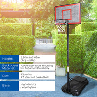 Thumbnail for Kahuna Height-Adjustable Basketball Hoop Backboard Portable Stand