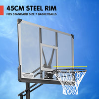 Thumbnail for Kahuna Height-Adjustable Basketball Portable Hoop for Kids and Adults