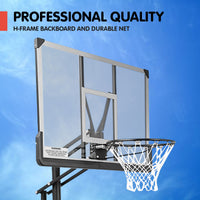 Thumbnail for Kahuna Height-Adjustable Basketball Portable Hoop for Kids and Adults