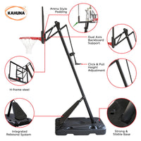 Thumbnail for Kahuna Portable Basketball Hoop System 2.3 to 3.05m for Kids & Adults