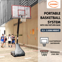 Thumbnail for Kahuna Portable Basketball Ring Stand w/ Adjustable Height Ball Holder