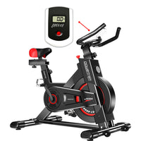 Thumbnail for Powertrain IS-500 Heavy-Duty Exercise Spin Bike Electroplated - Black